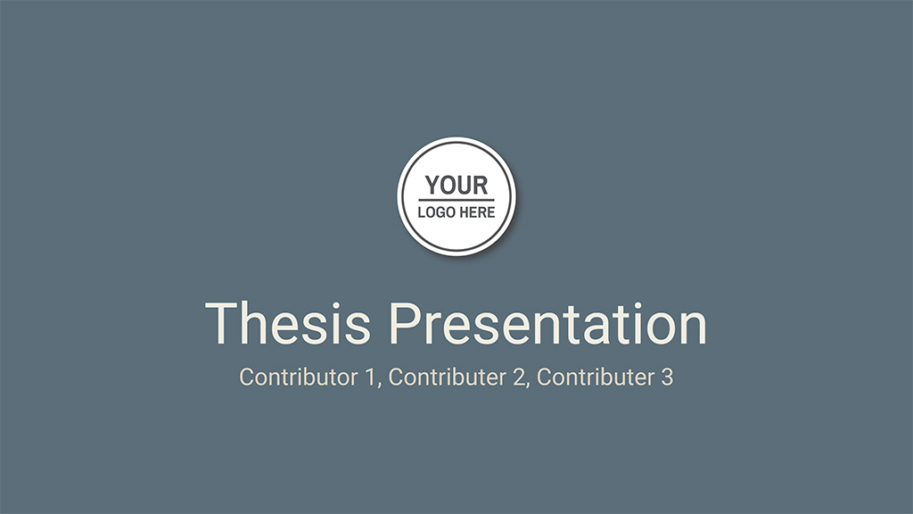 Thesis Presentation Template Decktopus